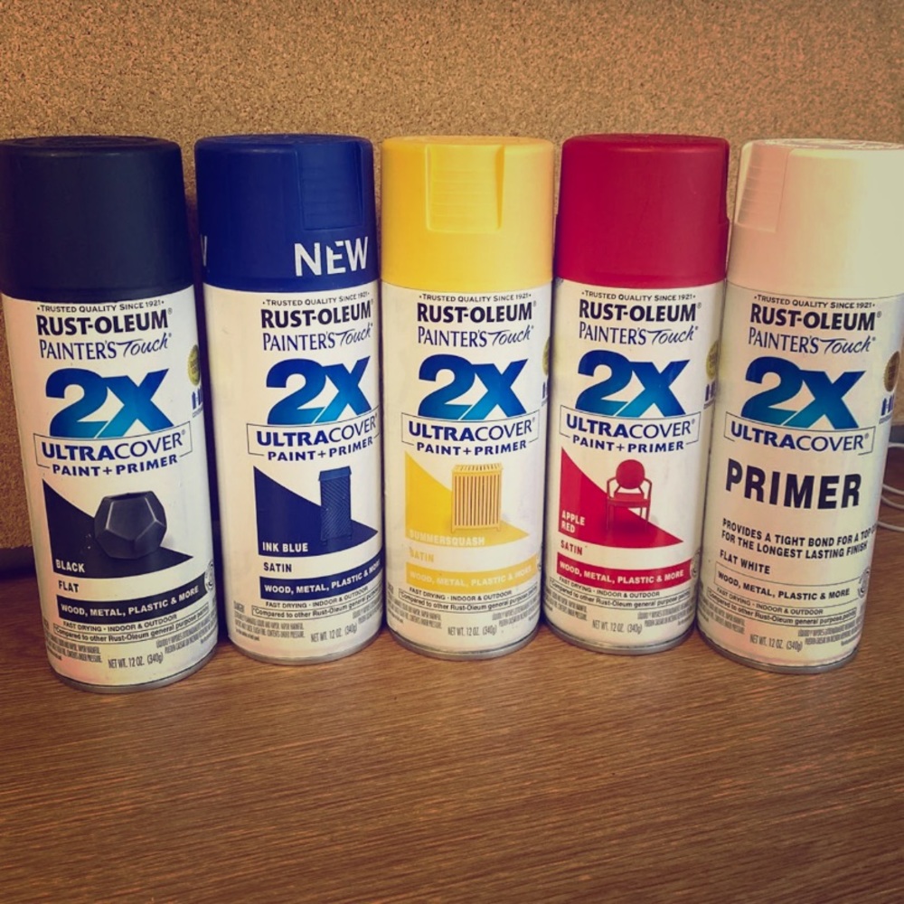 Rust-oleum spraypaint 5x